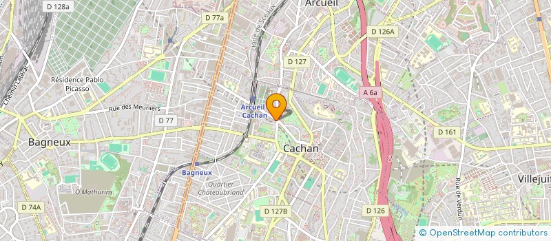 localisation de l'entreprise ICT CAMPUS à CACHAN