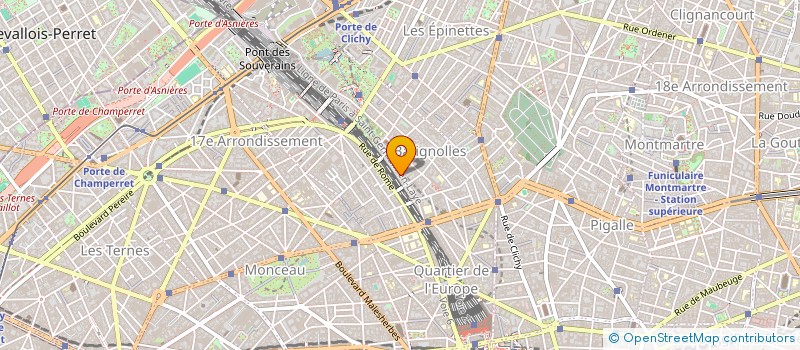 localisation de l'entreprise ICT ECHAFAUDAGE à PARIS