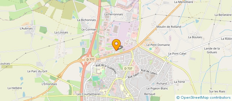 localisation de l'entreprise ICT ENVIRONNEMENT à BAIN-DE-BRETAGNE