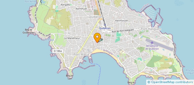 localisation de l'entreprise ICTA QUIBERON  QUIBERON