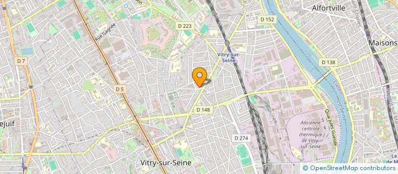 localisation de l'entreprise ICTF P  VITRY-SUR-SEINE