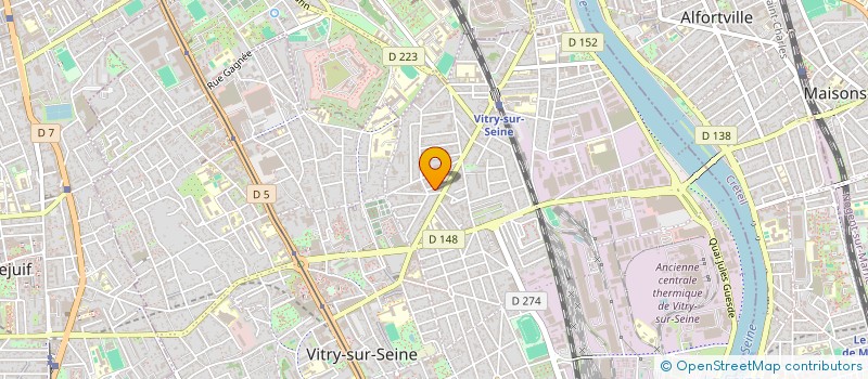 localisation de l'entreprise ICTF V  VITRY-SUR-SEINE