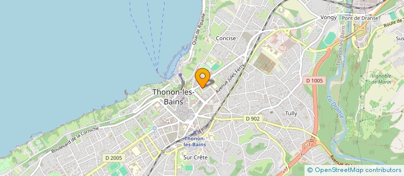 localisation de l'entreprise ICTHUS à THONON-LES-BAINS