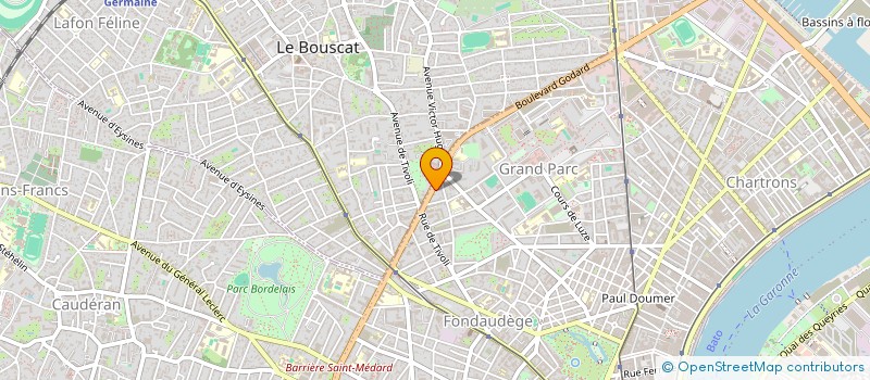 localisation de l'entreprise ICTINOS IMMOBILIER à BORDEAUX