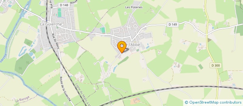 localisation de l'entreprise ICTINOS INGENIERIE à JOUE-L'ABBE