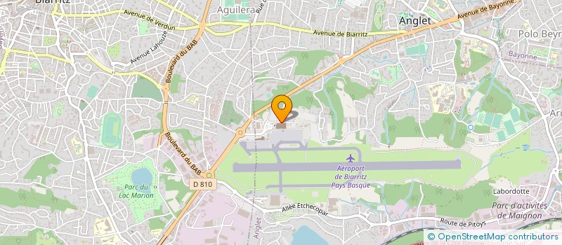 localisation de l'entreprise ICTS ATLANTIQUE SAS  MERIGNAC