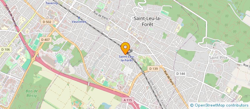 localisation de l'entreprise ICTUS LVJ  SAINT-LEU-LA-FORET