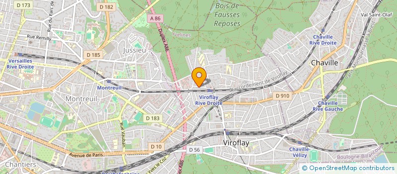 localisation de l'entreprise ICUBLAETITIA à VIROFLAY