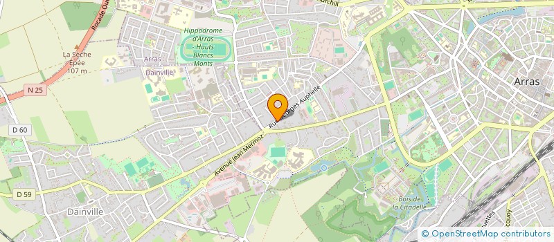 localisation de l'entreprise ICVAL à ARRAS