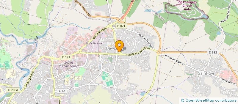 localisation de l'entreprise ICW MARKET  DAVEZIEUX