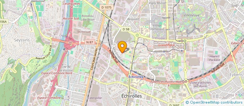 localisation de l'entreprise ICXCNIKA à ECHIROLLES