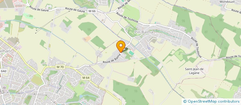 localisation de l'entreprise ICY  PIN-BALMA