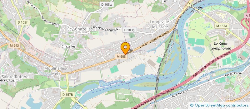 localisation de l'entreprise ID 1  SCY-CHAZELLES