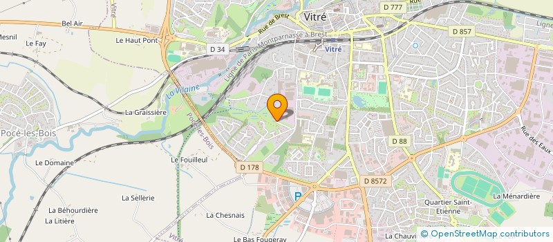 localisation de l'entreprise ID 1PORT à VITRE
