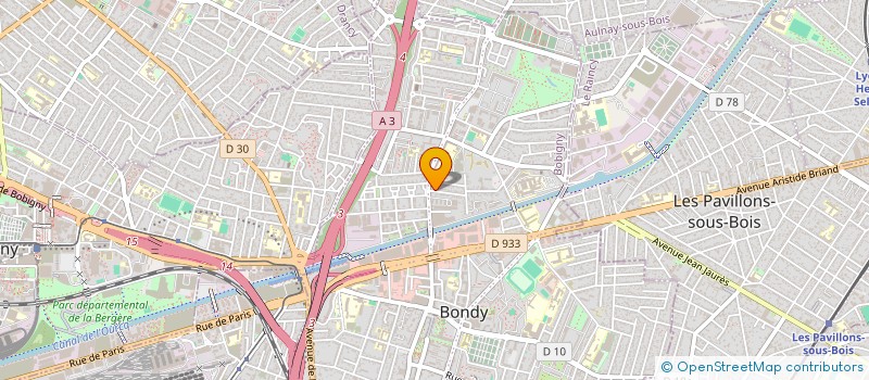 localisation de l'entreprise ID 9 à BONDY