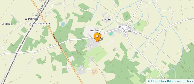 localisation de l'entreprise ID AGENCEMENT  LEIGNE-SUR-USSEAU