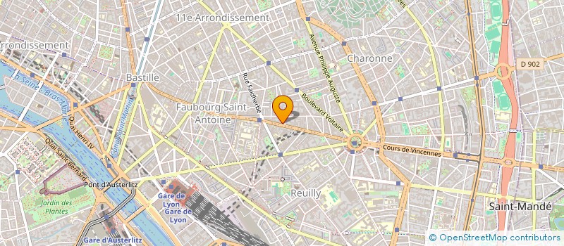 localisation de l'entreprise ID ALIMENTATION  PARIS 11