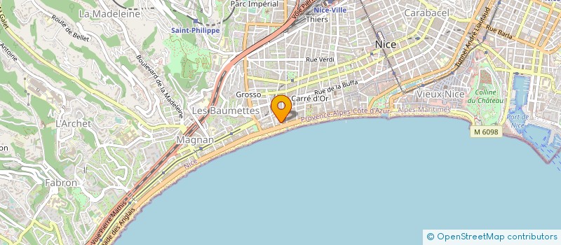 localisation de l'entreprise ID'ALL DECO à NICE