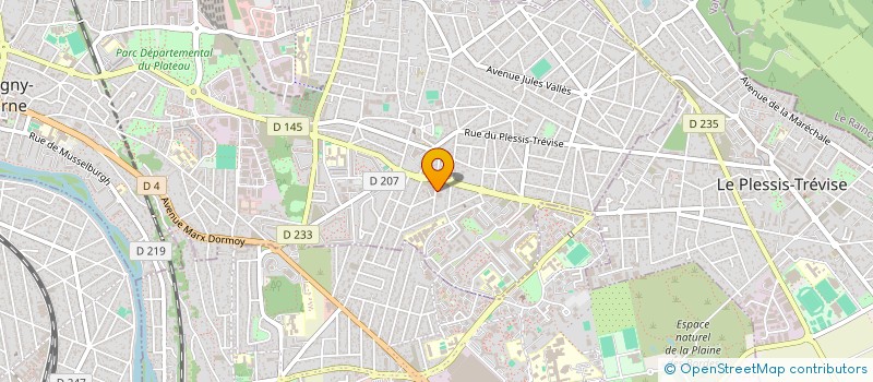 localisation de l'entreprise ID-ALP à CHAMPIGNY-SUR-MARNE