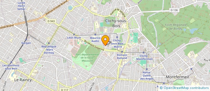 localisation de l'entreprise ID BAT à CLICHY-SOUS-BOIS