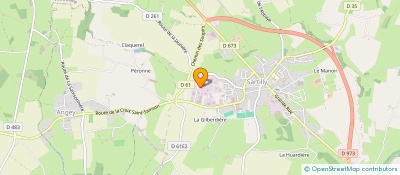 localisation de l'entreprise ID-BAT  SARTILLY-BAIE-BOCAGE