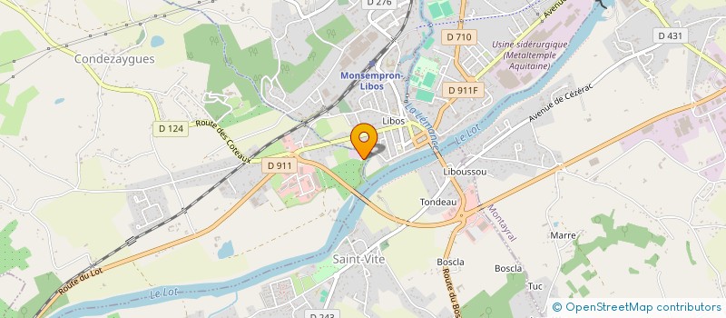 localisation de l'entreprise ID BATI  CONDEZAYGUES