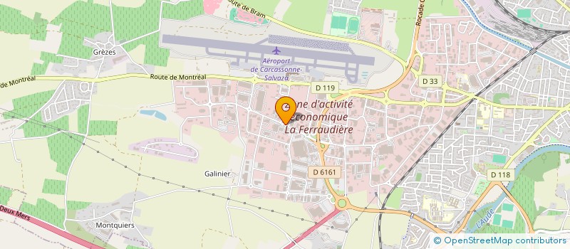 localisation de l'entreprise ID BATI à CARCASSONNE