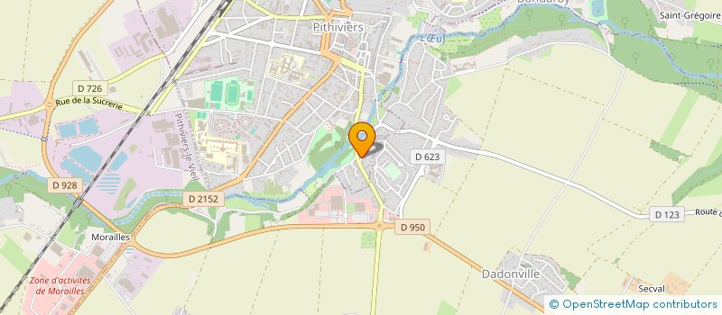 localisation de l'entreprise ID BATIMENT à PITHIVIERS