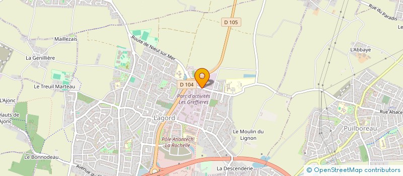 localisation de l'entreprise ID CAP  LAGORD