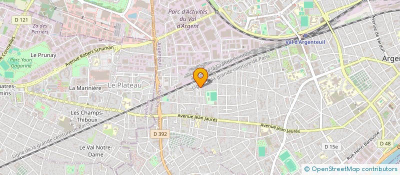 localisation de l'entreprise ID.CAR  ARGENTEUIL