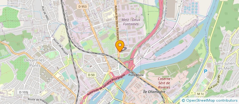 localisation de l'entreprise ID CARBURE à METZ