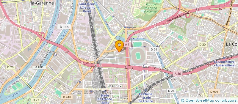 localisation de l'entreprise ID CARE à SAINT-DENIS