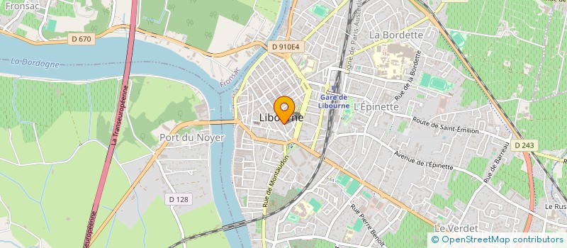localisation de l'entreprise ID CARTES à LIBOURNE