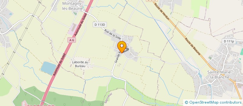 localisation de l'entreprise ID CHARPENTE  MONTAGNY-LES-BEAUNE