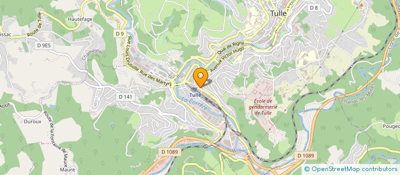 localisation de l'entreprise ID'CKP à TULLE