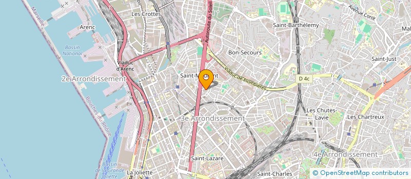 localisation de l'entreprise ID CLAIR à MARSEILLE