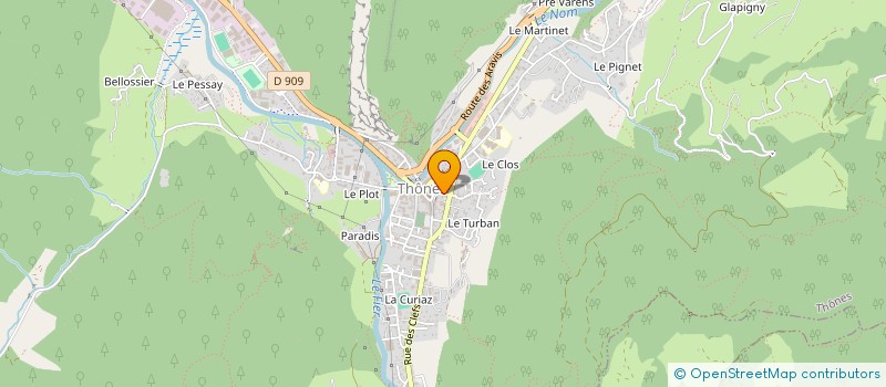 localisation de l'entreprise ID & CO à THONES