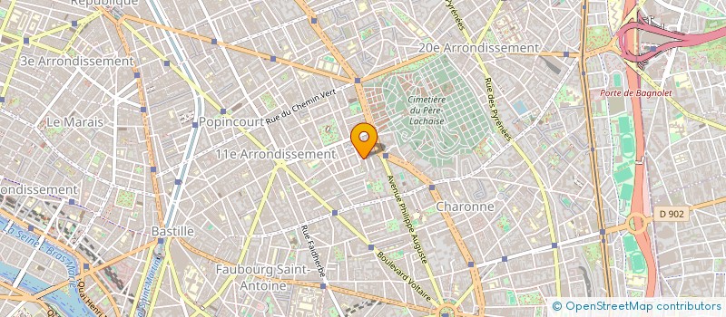 localisation de l'entreprise ID COIFFURE  PARIS