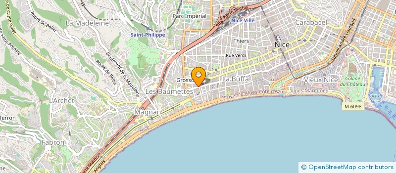 localisation de l'entreprise ID COIFFURE à NICE