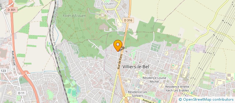 localisation de l'entreprise ID COM  VILLIERS-LE-BEL