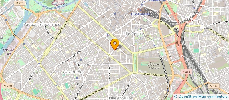 localisation de l'entreprise ID COMMUNICATION  LILLE