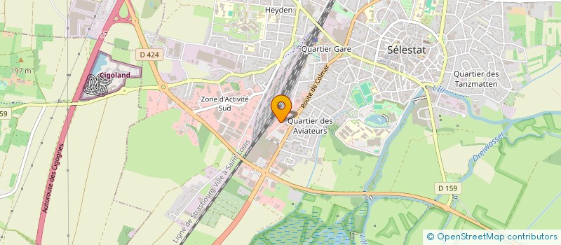 localisation de l'entreprise ID COMPOSANTS à SELESTAT