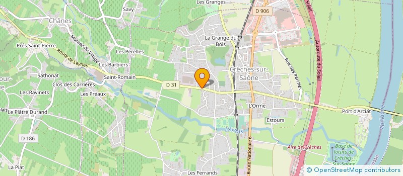localisation de l'entreprise ID COMPOSITE à CRECHES-SUR-SAONE