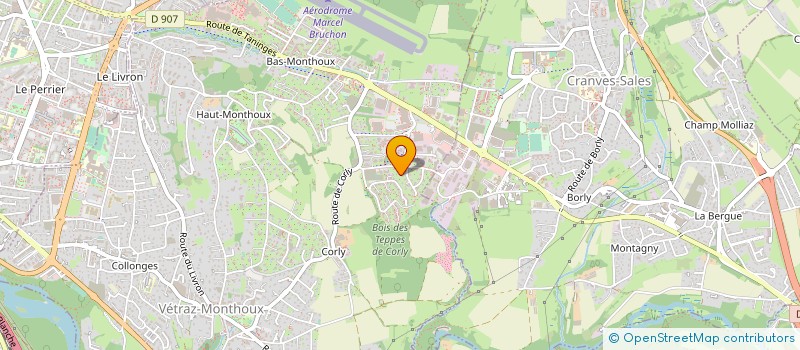 localisation de l'entreprise ID'CONCEPT  VETRAZ-MONTHOUX