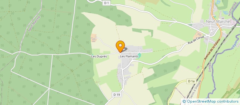 localisation de l'entreprise ID CONCEPT 76  NEUF-MARCHE