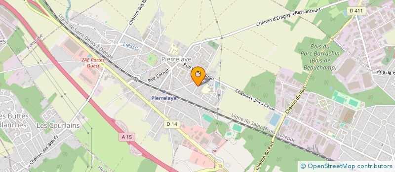 localisation de l'entreprise ID CONCEPT  PIERRELAYE