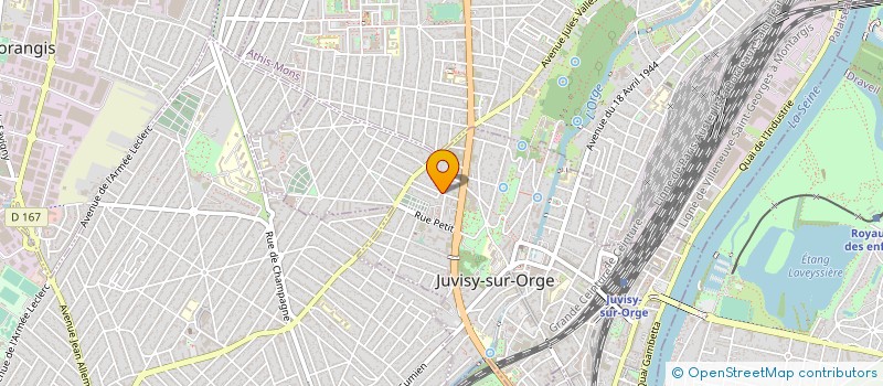 localisation de l'entreprise ID CONCEPT R & D à JUVISY-SUR-ORGE