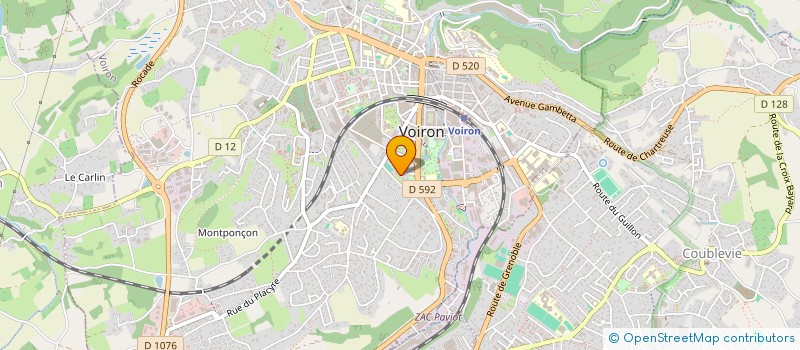 localisation de l'entreprise ID CONNECT à VOIRON