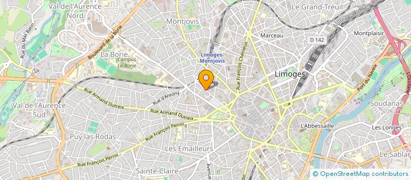 localisation de l'entreprise ID CONSEIL à LIMOGES