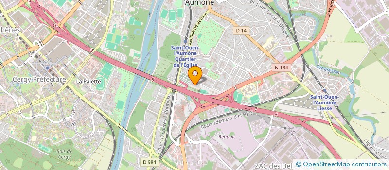 localisation de l'entreprise ID CONSEIL à SAINT-OUEN-L'AUMONE